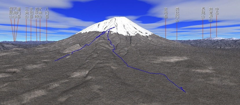 20130120羊蹄山3D